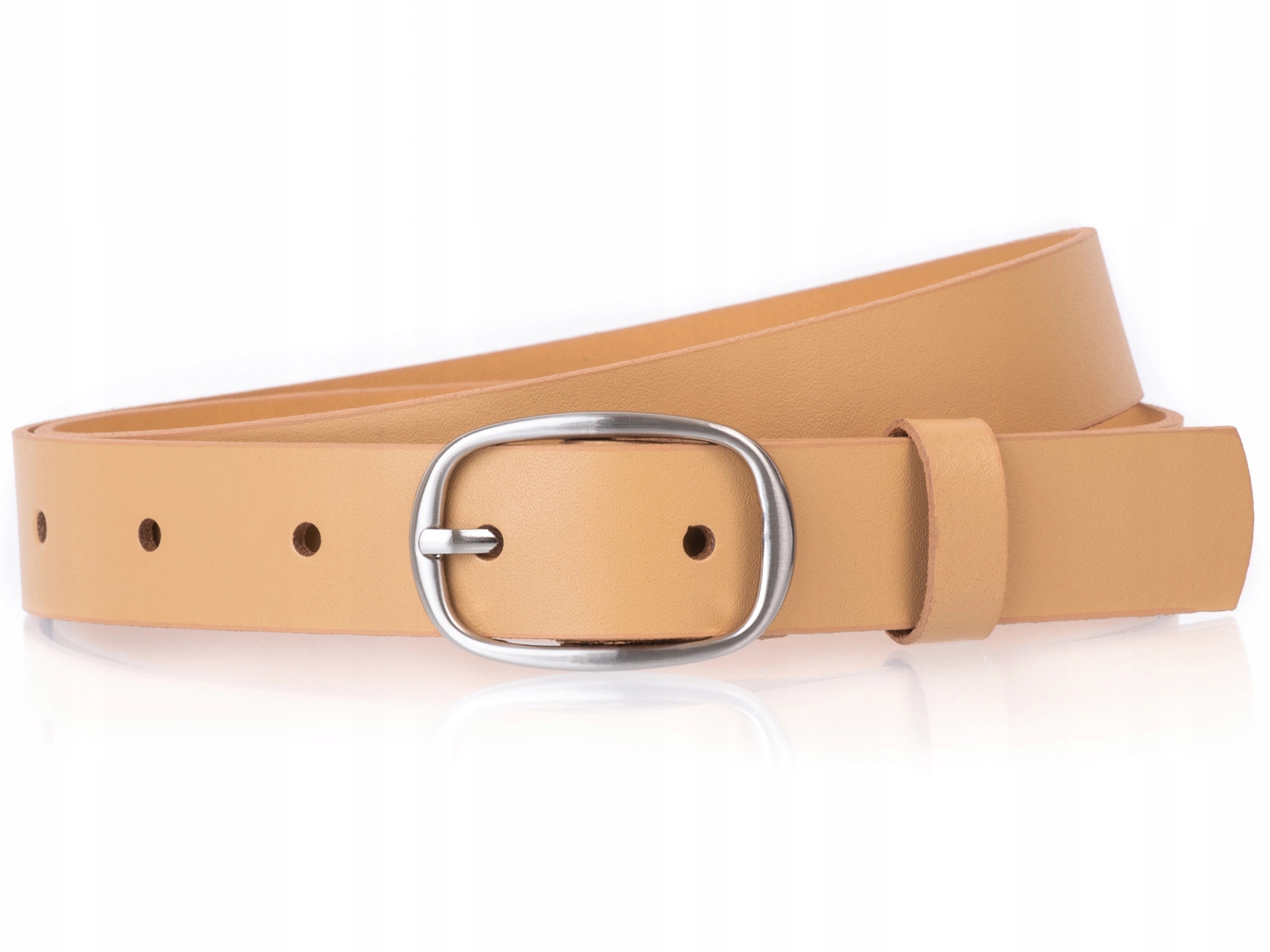 

Pasek Skórzany damski do spodni Camel 3cm Pl 70