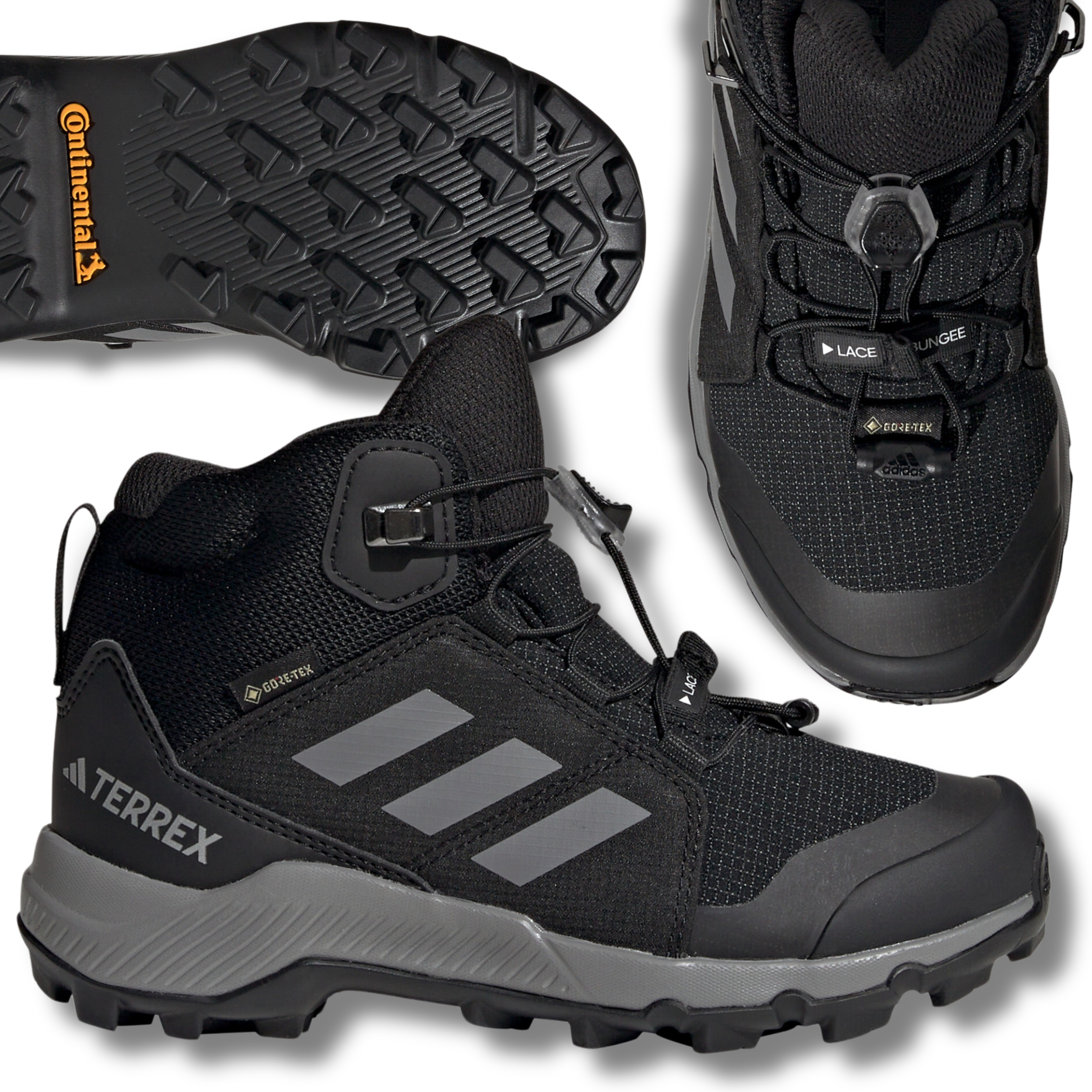 Dámské Trekové Boty Adidas Terrex Voděodolné Vysoké Černé 36 2/3