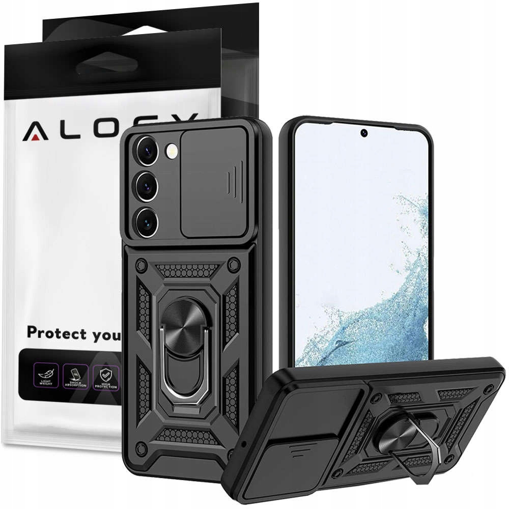 

Pancerne etui Alogy Stand Ring Case do Galaxy S23