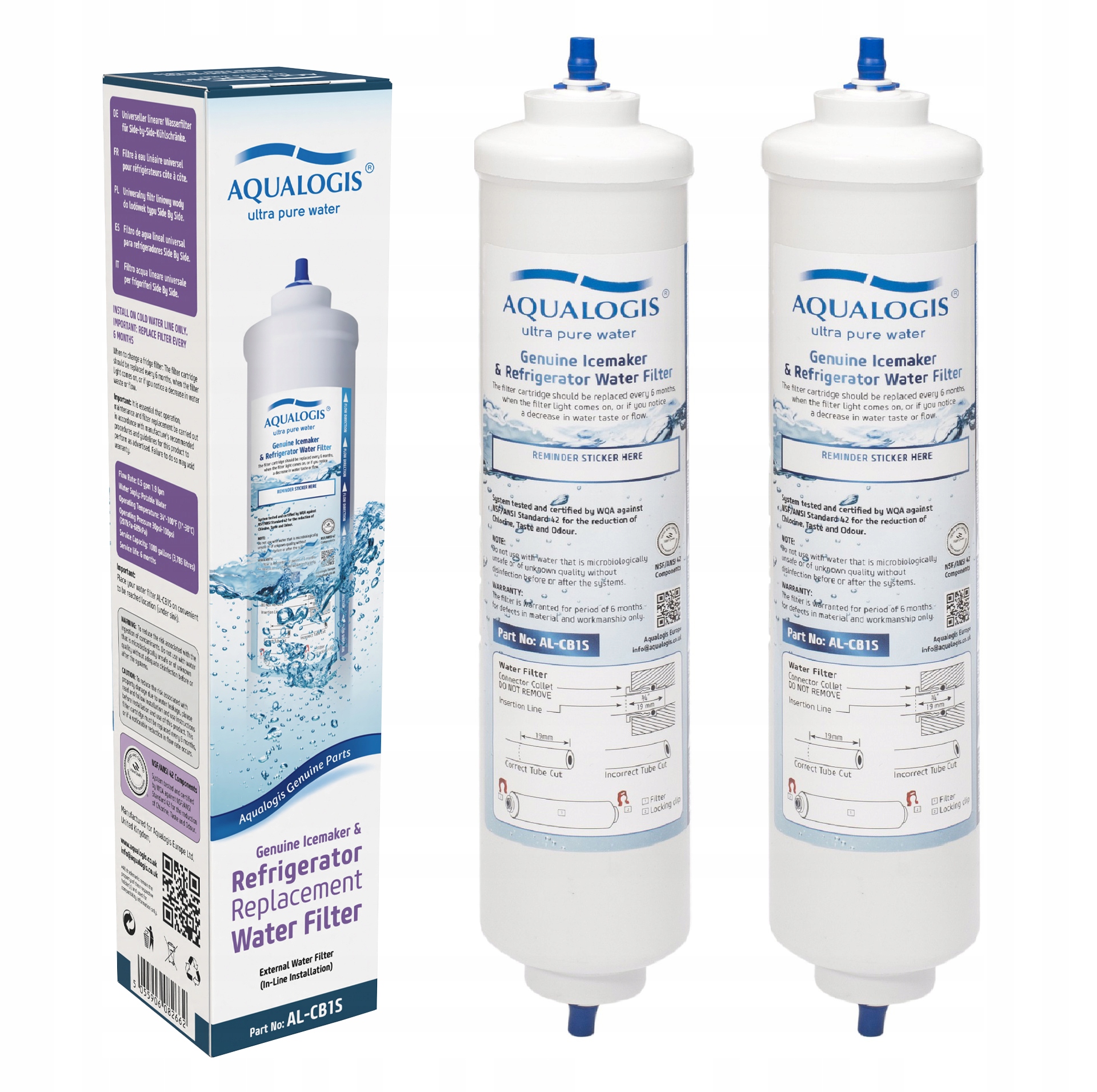 2x Filtr wody do lodówki Samsung zamiennik DA29-10105J Hafex