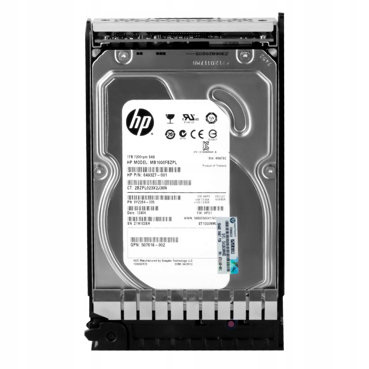 Hp 671148-001 1TB 7.2K 64MB Fata 3.5'' MB1000FBZPL
