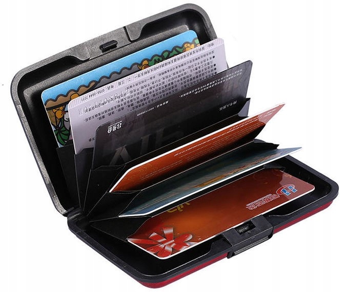 

Etui Aluminiowy Portfel na Karty dokumenty