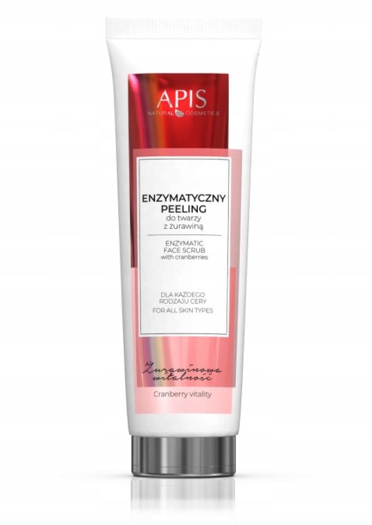 

Peeling enzymatyczny do twarzy z żurawiną Apis