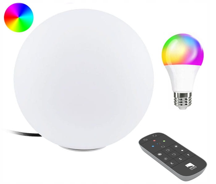 Kula Ogrodowa Lampa Eglo Monterolo-c Led Rgb 30 CM Smart Pilot App