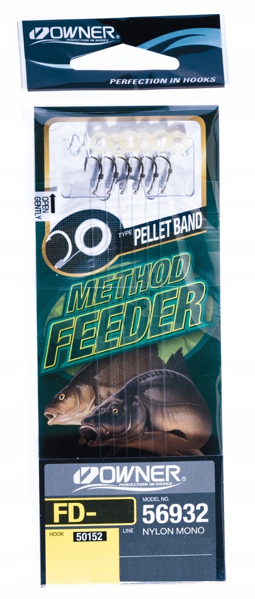 Przypon Method Feeder Z Gumką 0,16mm Hak 16 Owner