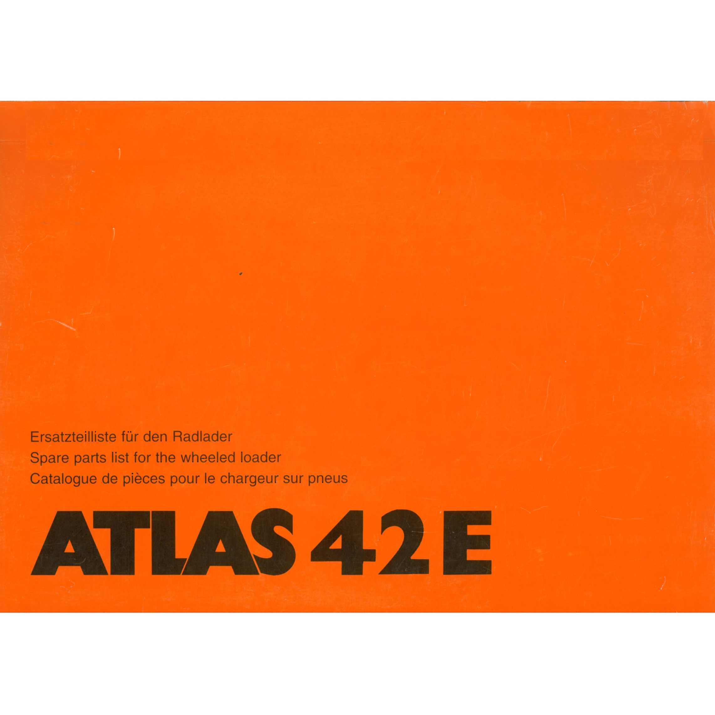 42E - Каталог запчастин