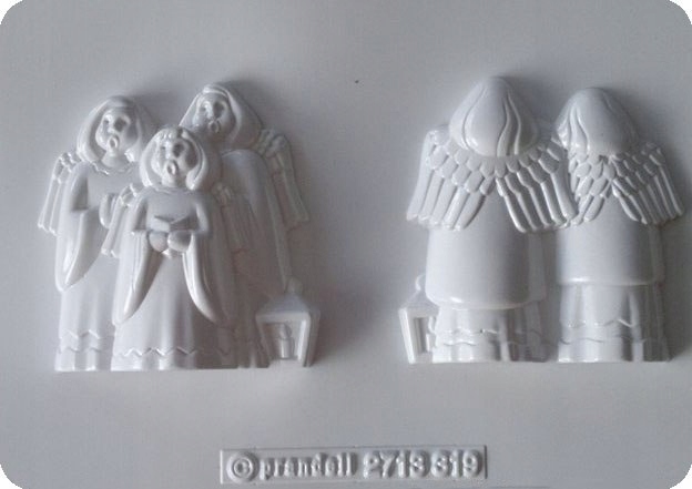 Aniołki Figurka 3D Forma Do Odlewów Gipsowych