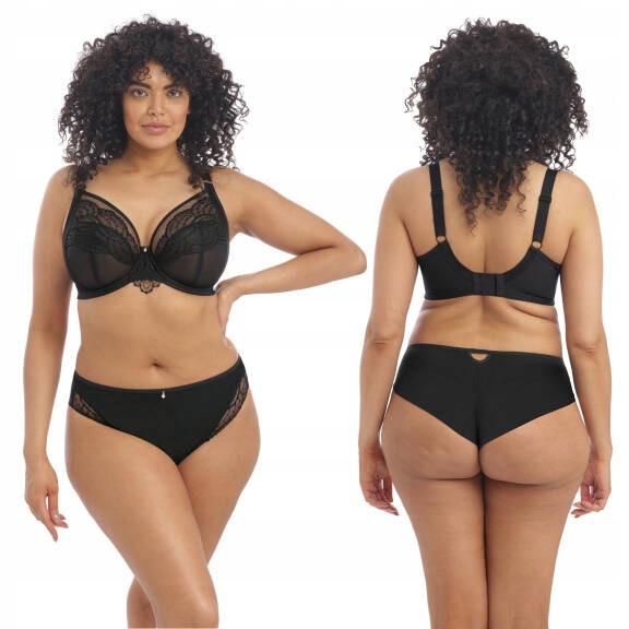 Elomi Priya Brazilian Black kalhotky M 12