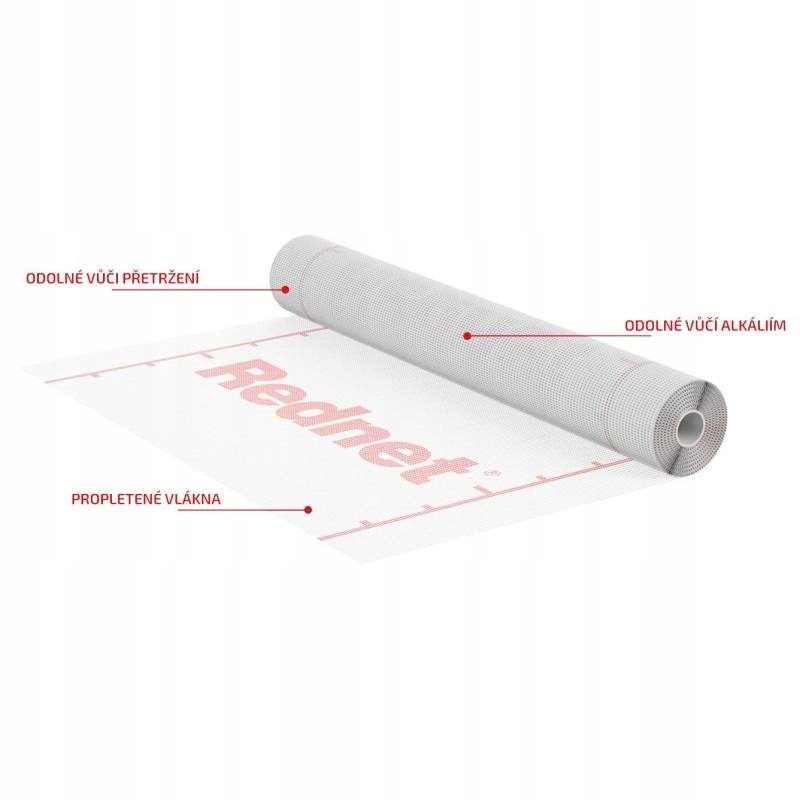 Perlinka armovacia, biela Rednet 145g/m2 1,1 x 50m