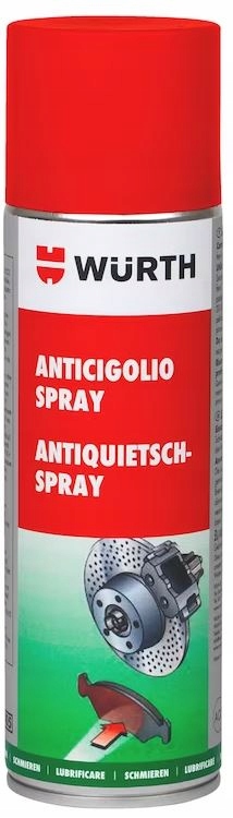 WURTH PREPARAT ZAPOBIEGAJĄCY PISZCZENIU HAMULCÓW PRZECIW PISKOM SPRAY 300ML