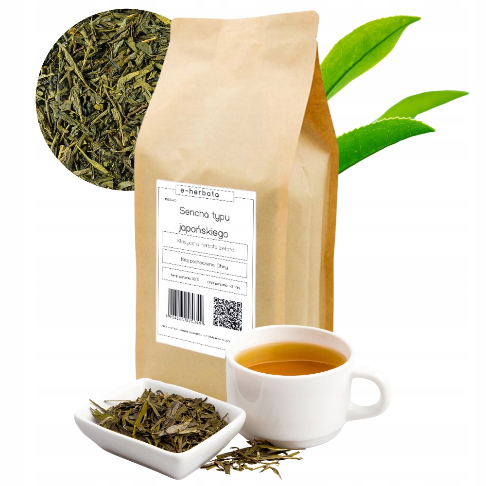 Herbata Zielona Liściasta Sencha Typu Japońskiego Chiny 500G