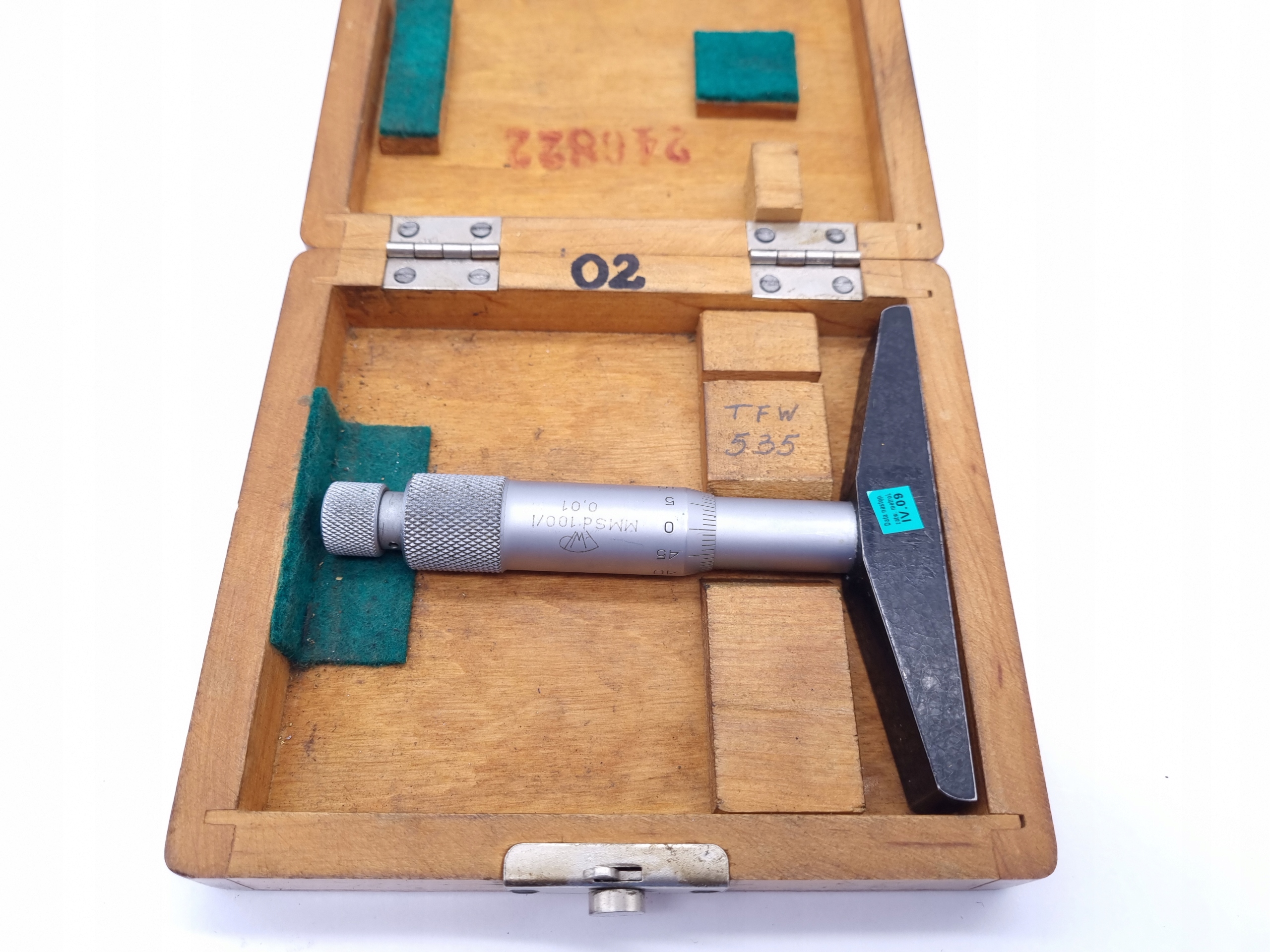 Микрометрический глубиномер MMSd 100