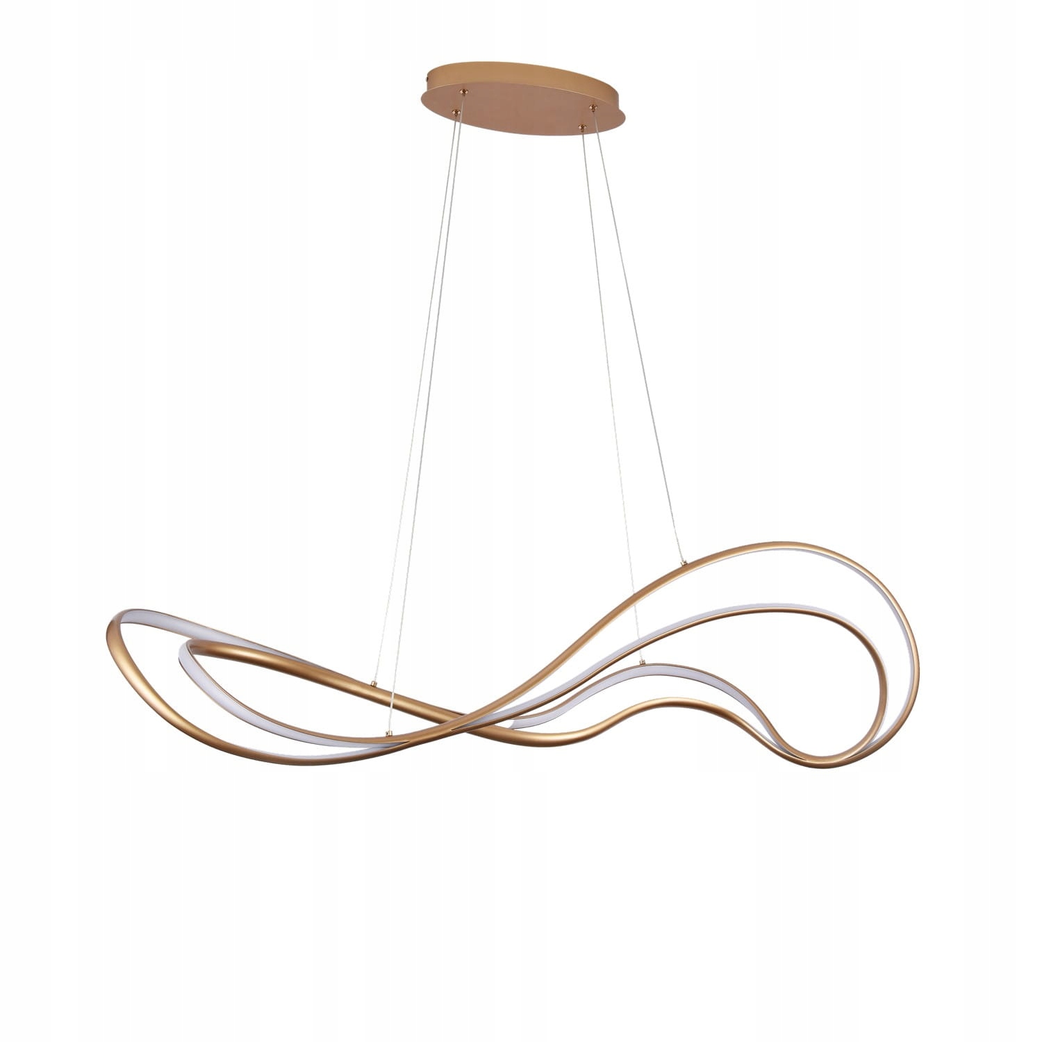 Lampa wisząca, złota wstążka Led 60W do salonu AZzardo