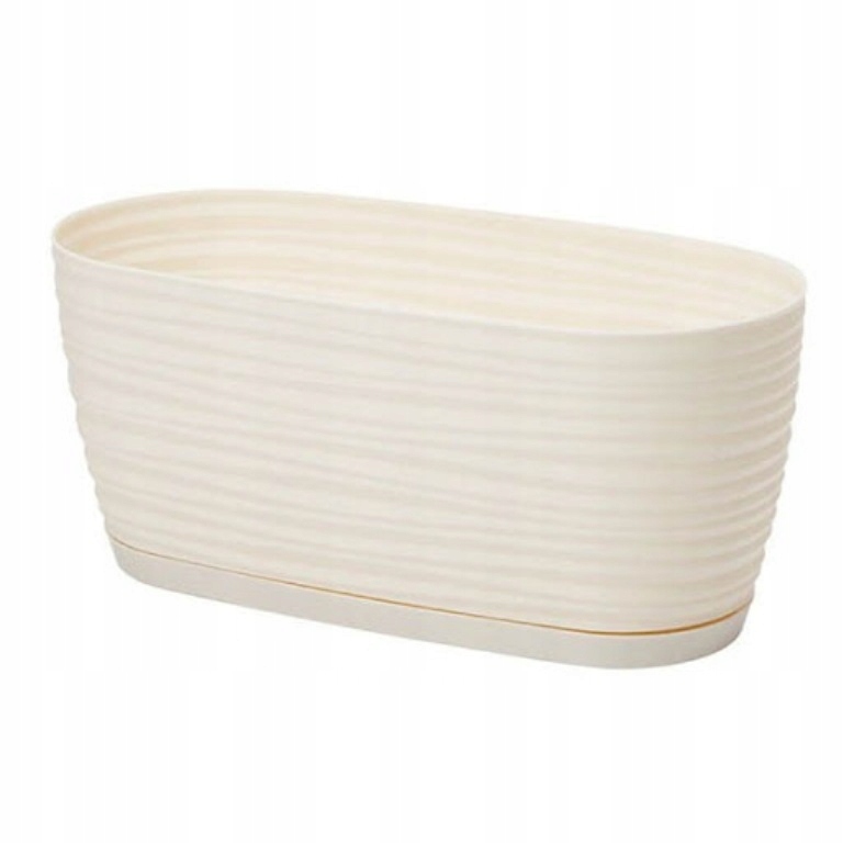 

Doniczka Skrzynka Sahara Petit 27 cm Kremowy