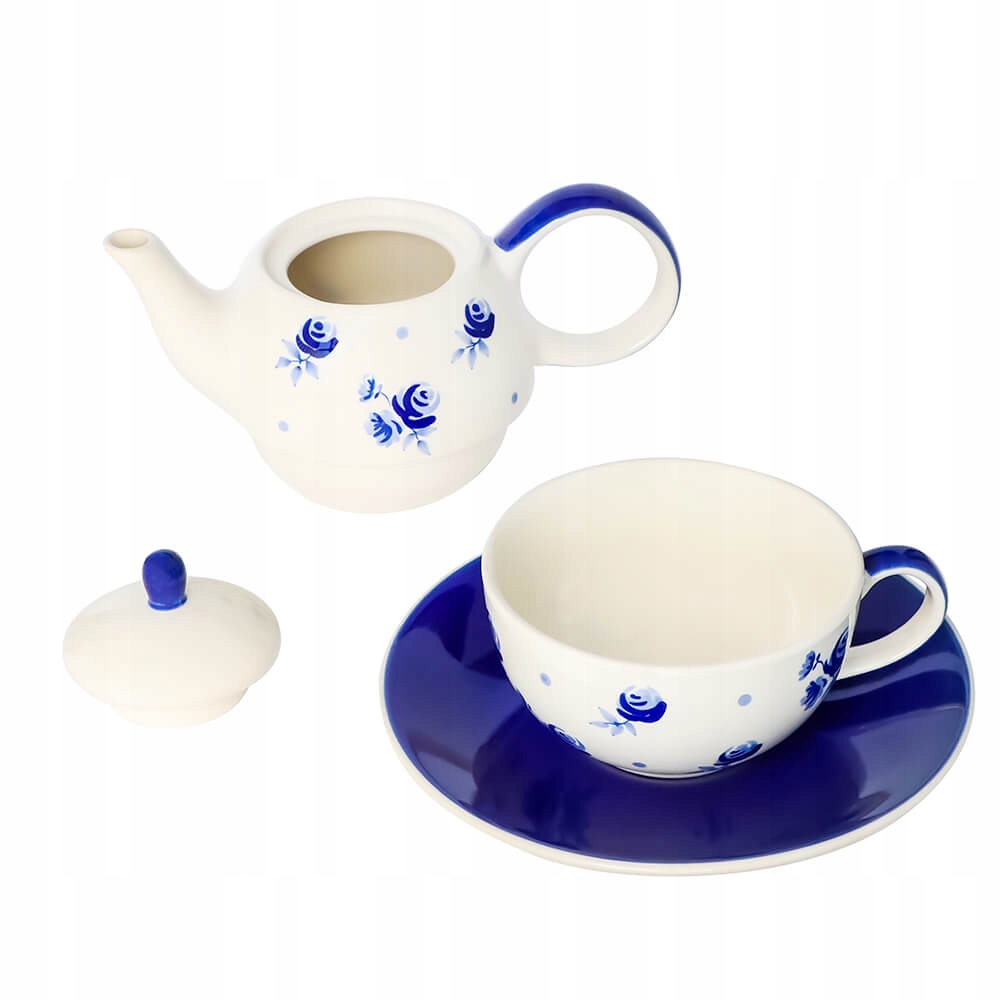 Levně Sada Šálek A Džbánu Safírové Dárek Pro Ženu