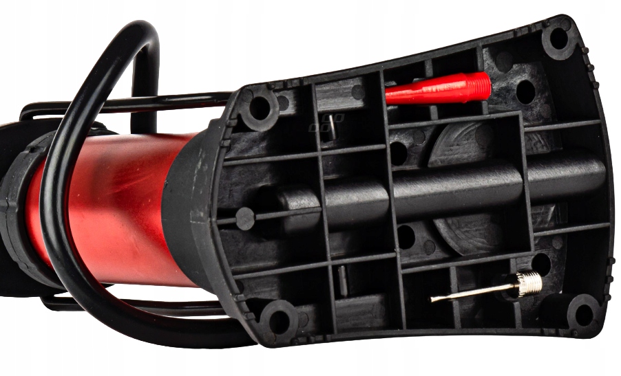 POMPKA NOŻNA METALOWA SAMOCHODOWA ROWEROWA MOCNA Z MANOMETREM PODŁOGOWA Materiał dominujący metal