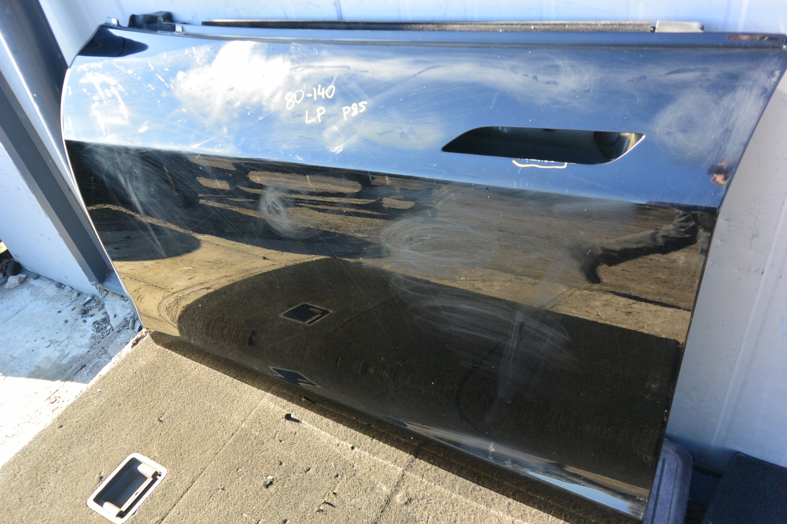 TESLA MODEL S door left front black, 13-16