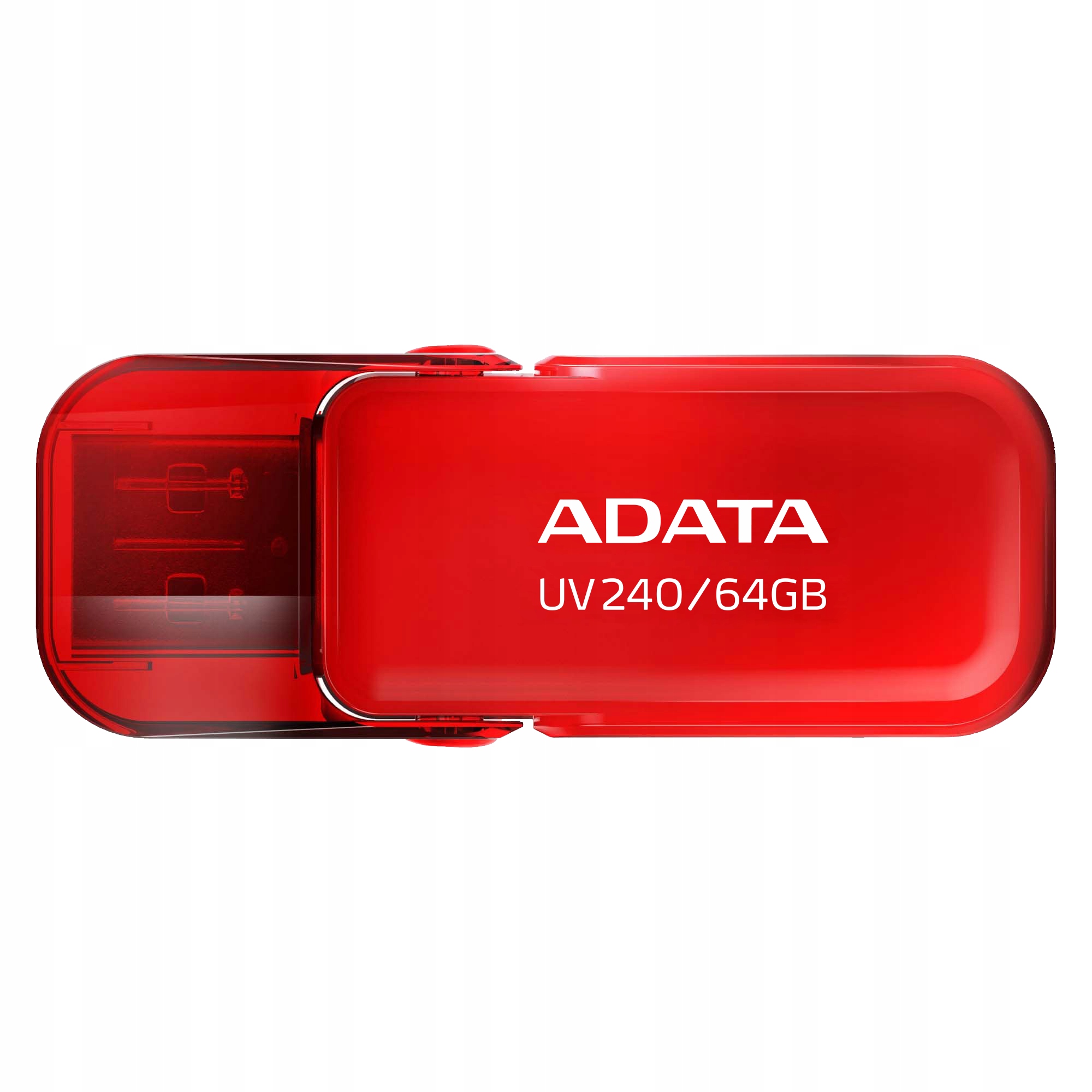 Adata UV240 64GB Usb 2.0 Pendrive Z Klapką Czerwony
