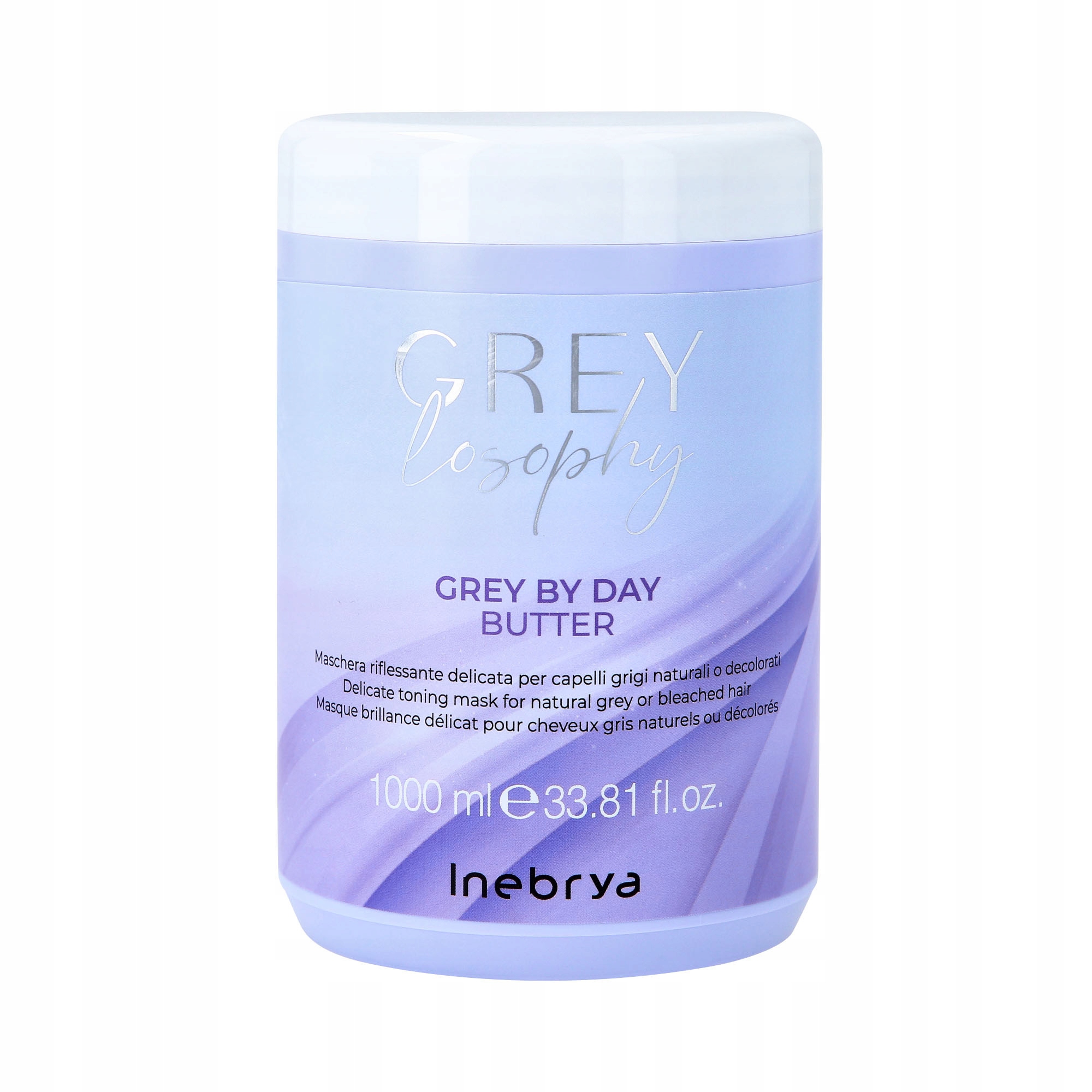 Inebrya GREYlosophy Grey By Day Maska pro šedivé vlasy 1000 ml