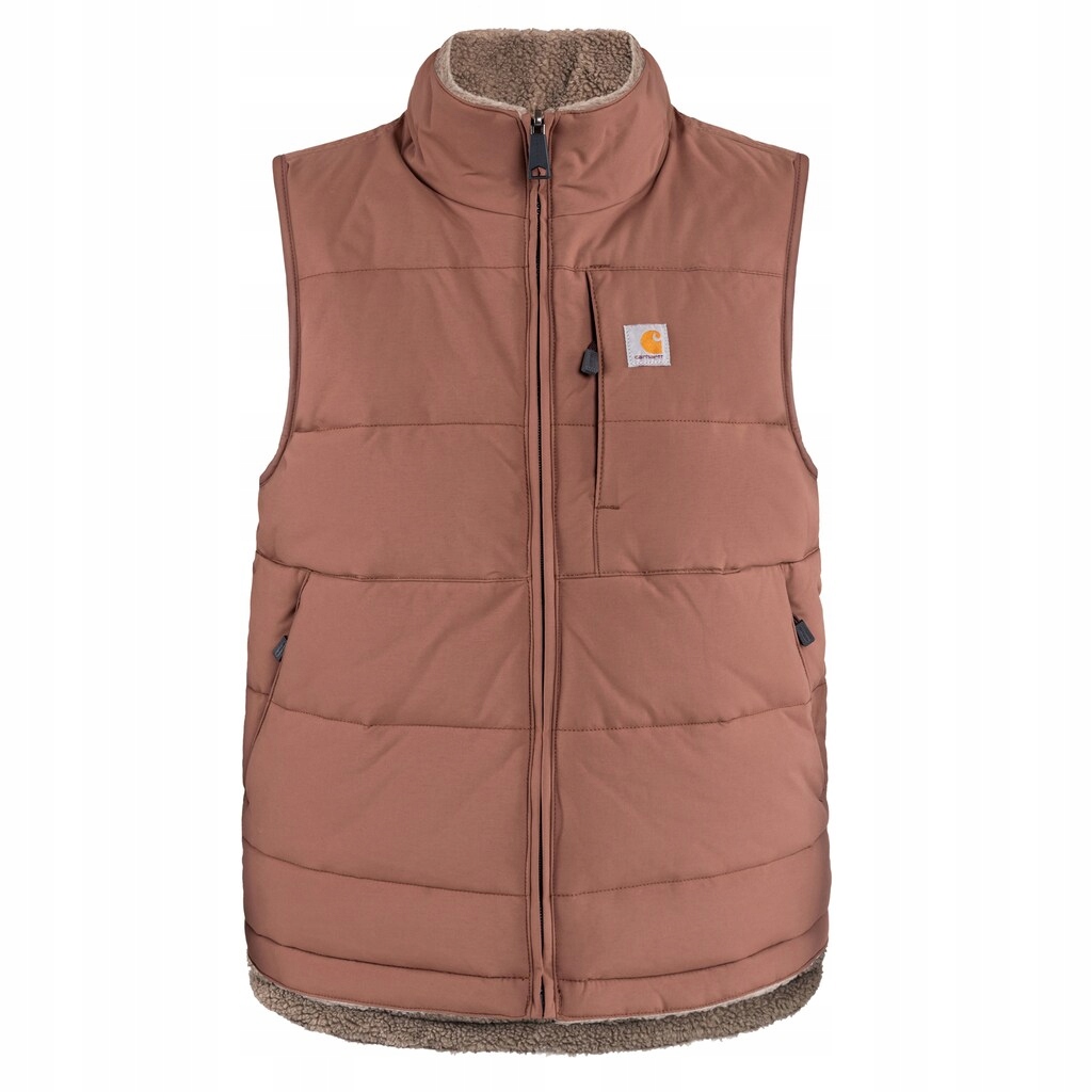 Dámská mikina bez rukávů Carhartt Montana Relaxed Fit Insulated Vesta Nutmeg Xs