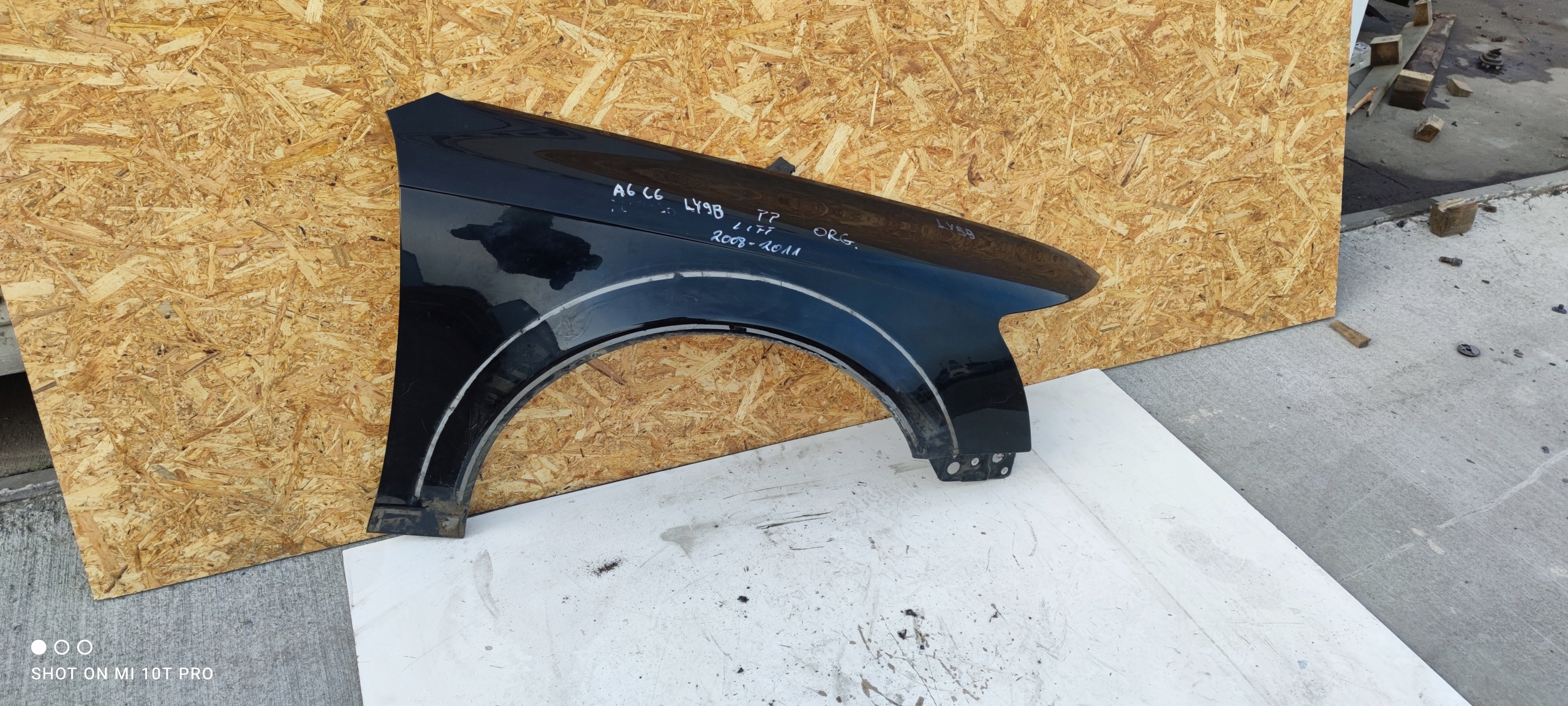 fender right front AUDI A6 C6 LIFT LY9B 08-11ORG