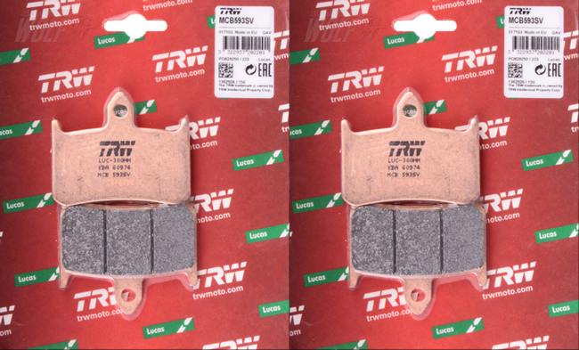 KLOCKI TRW HONDA CB 900 HORNET 02-07 PRZÓD KOMPLET