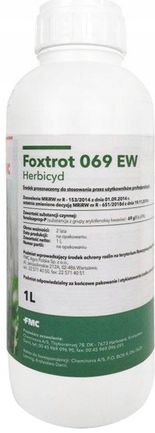 

Foxtrot 069EW 1L Chwasty Zbóż Miotła Owies
