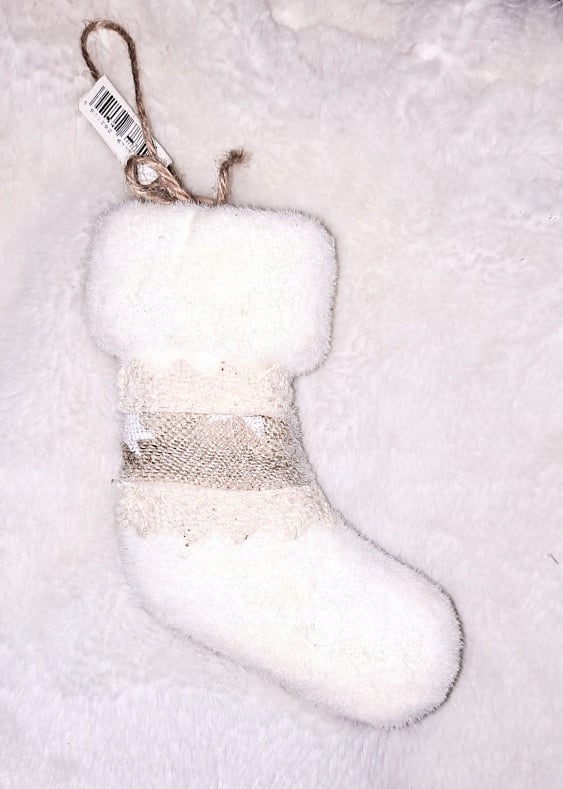 OZDOBA ŚWIĄTECZNA NA CHOINKĘ SKARPETA