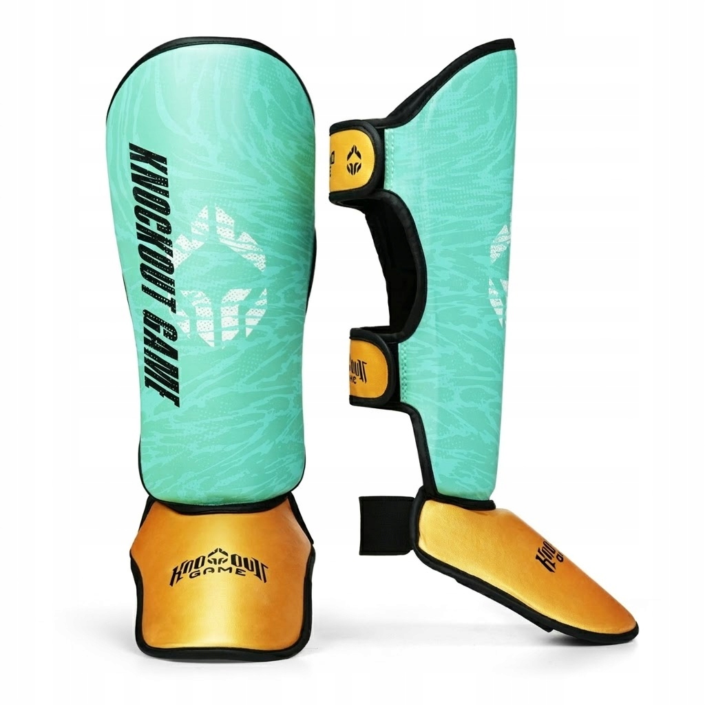 Ochraniacze Piszczeli dla Dzieci Ground Game Prime Green Xs Mma Muay Thai