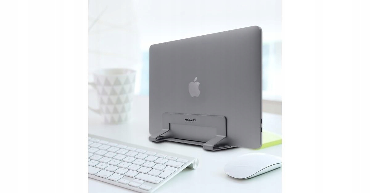 MACALLY STOJAK NA LAPTOP MACBOOK MACBOOK AIR PRO 16-30MM SPACE GREY — miniatura 7