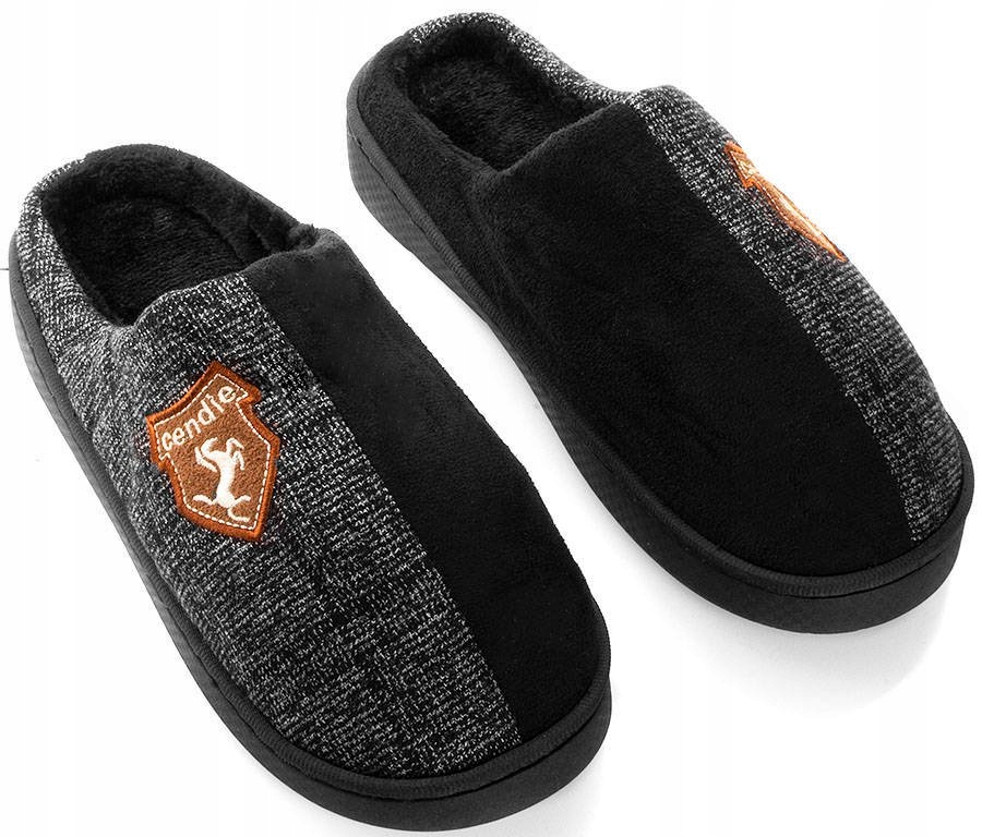 

Ciepłe Męskie Ocieplane Kapcie Klapki 41