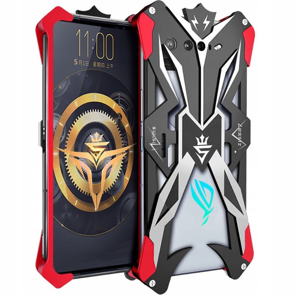 Pouzdro z pancéřového hliníku pro Asus Rog Phone 7 5G, kryt, obal Alu pouzdro