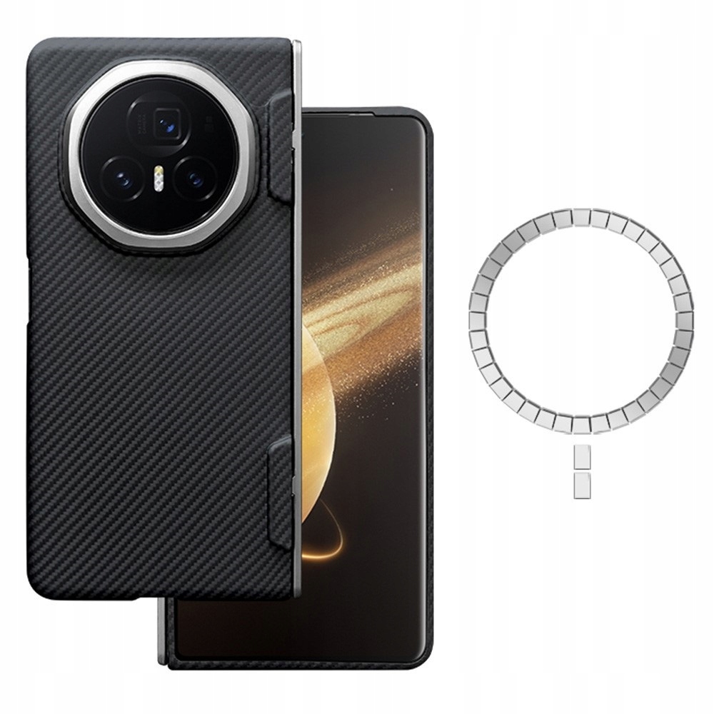 Puzdro pre Honor Magic V3 5G, Aramid Karbon Fiber Cover, Puzdro, Obal