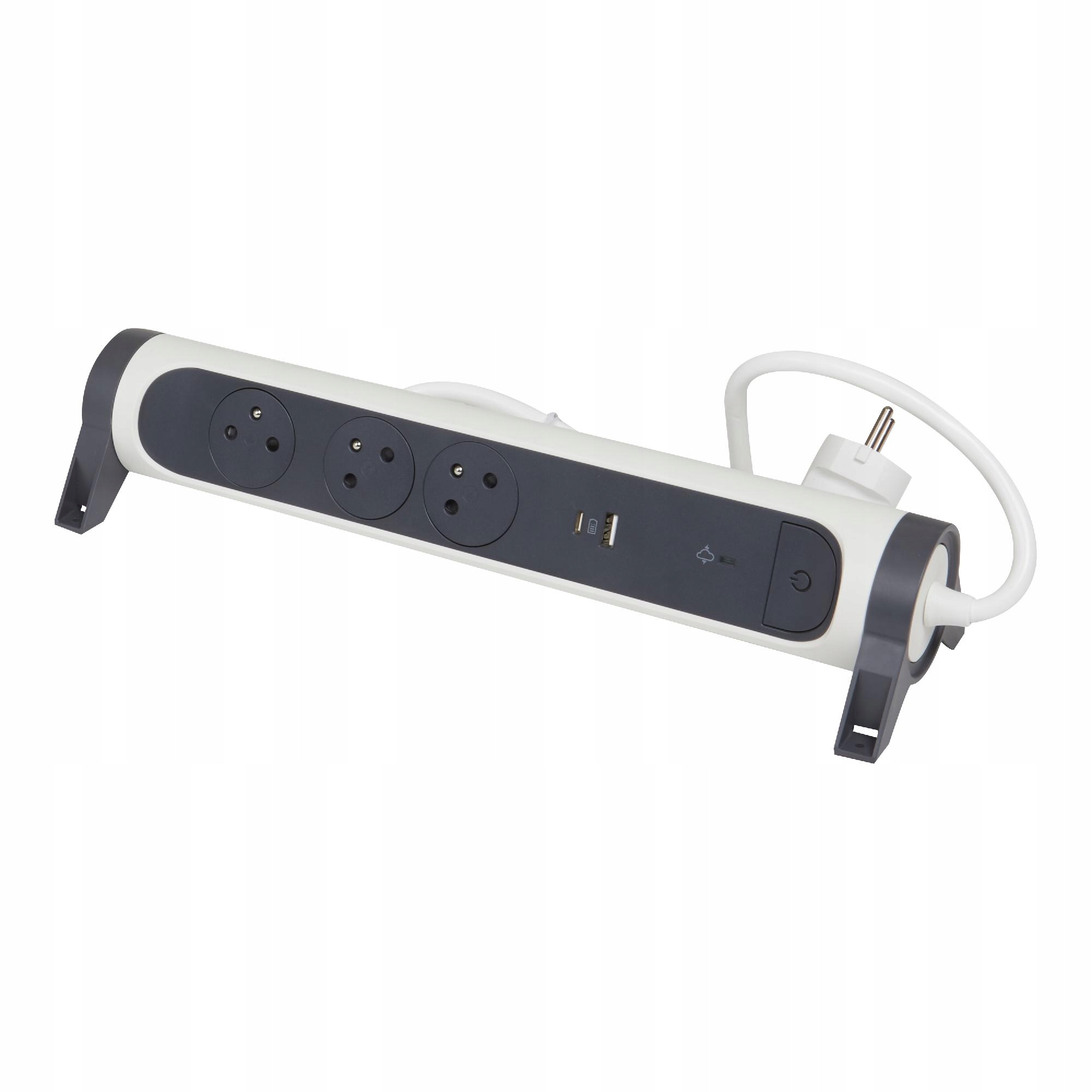 Prepäťová lišta 3X2P+Z s Usb Legrand 049417