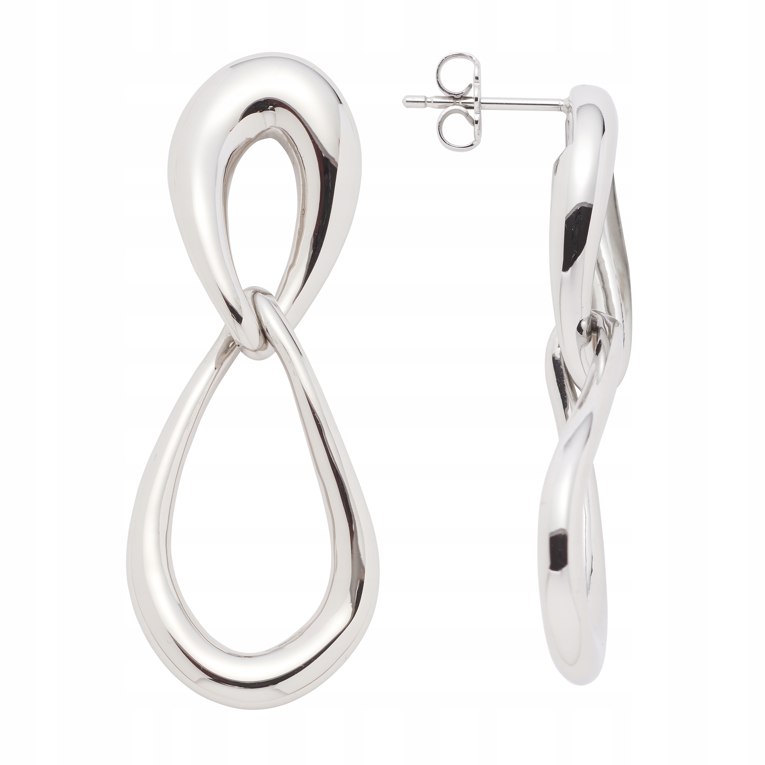 Náušnice Magnetické Závěsné Zakřivené Ocel Chirurgické Závěsné Dlouhé