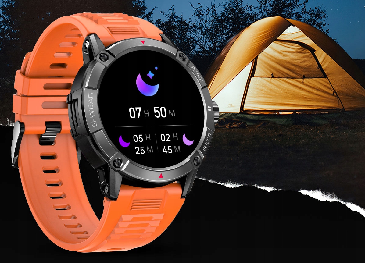 ZEGAREK MĘSKI SMARTWATCH G-WEAR ROZMOWY POL MENU Kompatybilność systemowa Android iOS