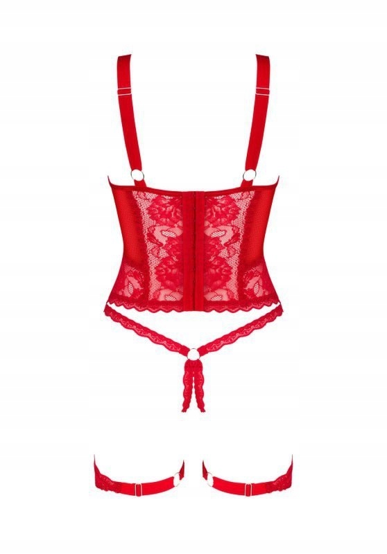 Bielizna-Belovya gorset XL/2XL Kolor czerwony