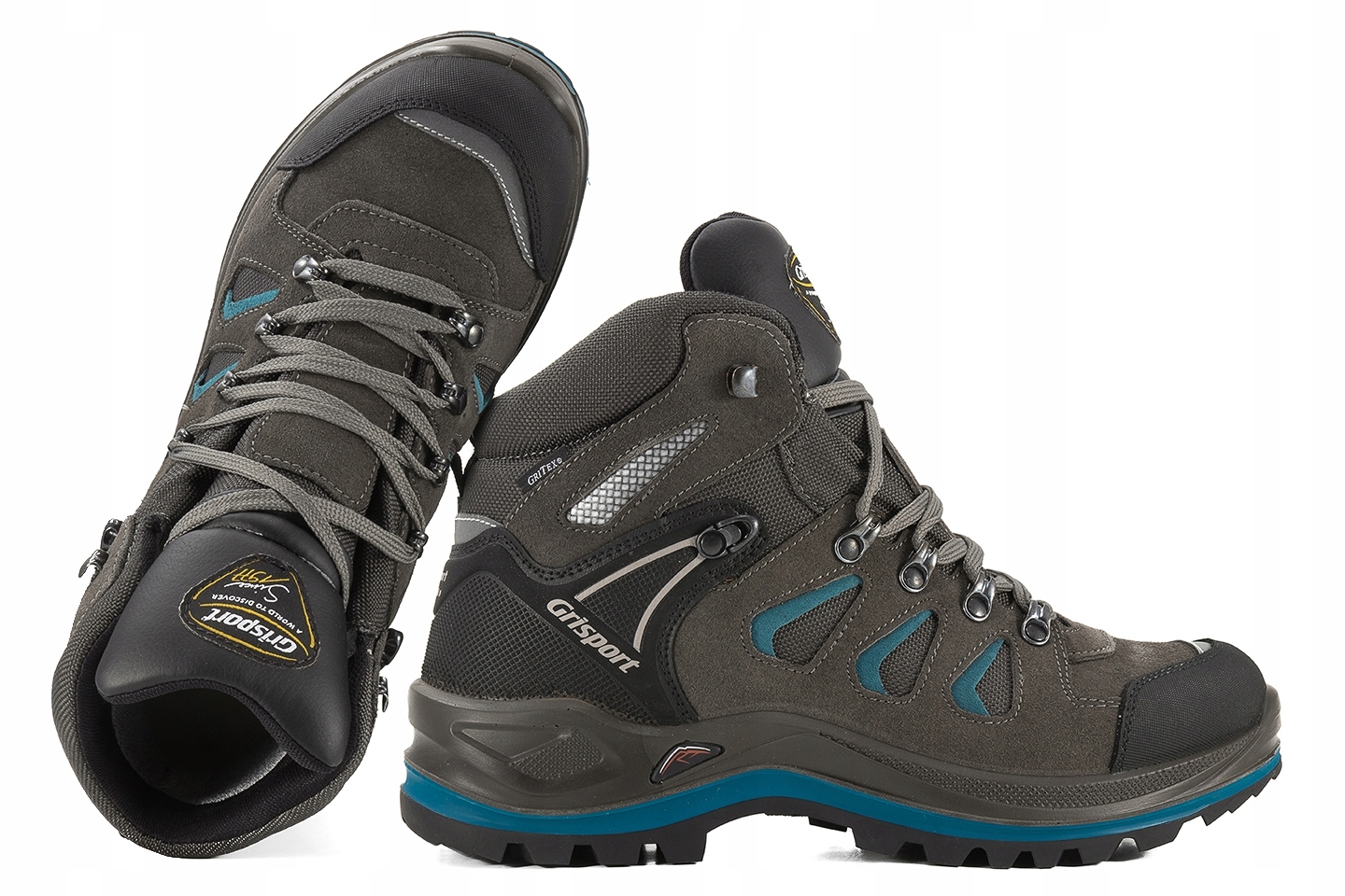 Grisport 13711S23G Vysoké Trekové Boty Membrána Kůže vibram Grafit 46