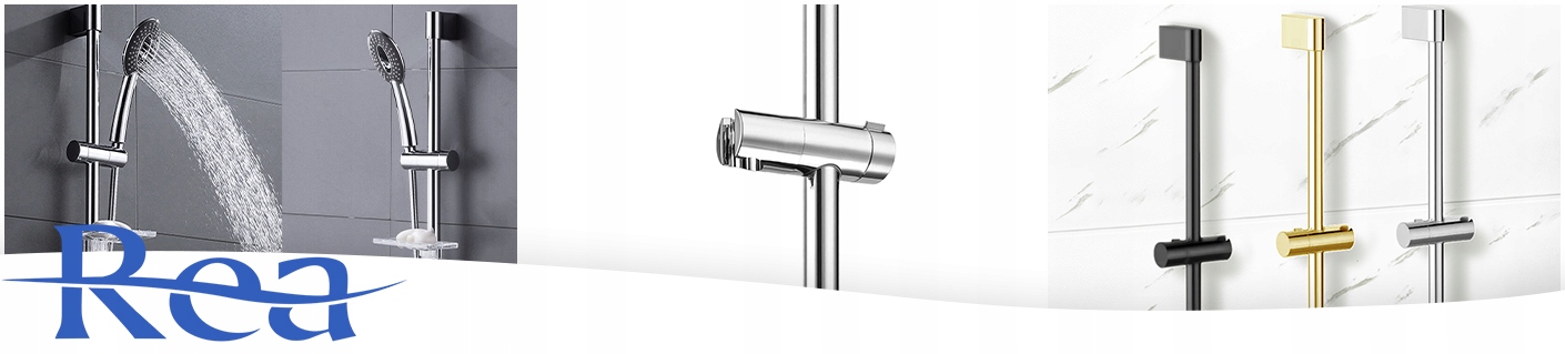 DRĄŻEK PRYSZNICOWY UCHWYT NA SŁUCHAWKĘ CHROM STAL Linia 01 CHROM