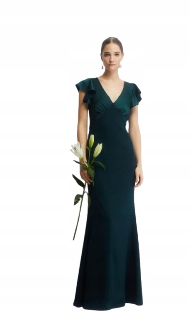 Coast Šaty S Výstřihem Do V A Volánky 38 Hkc