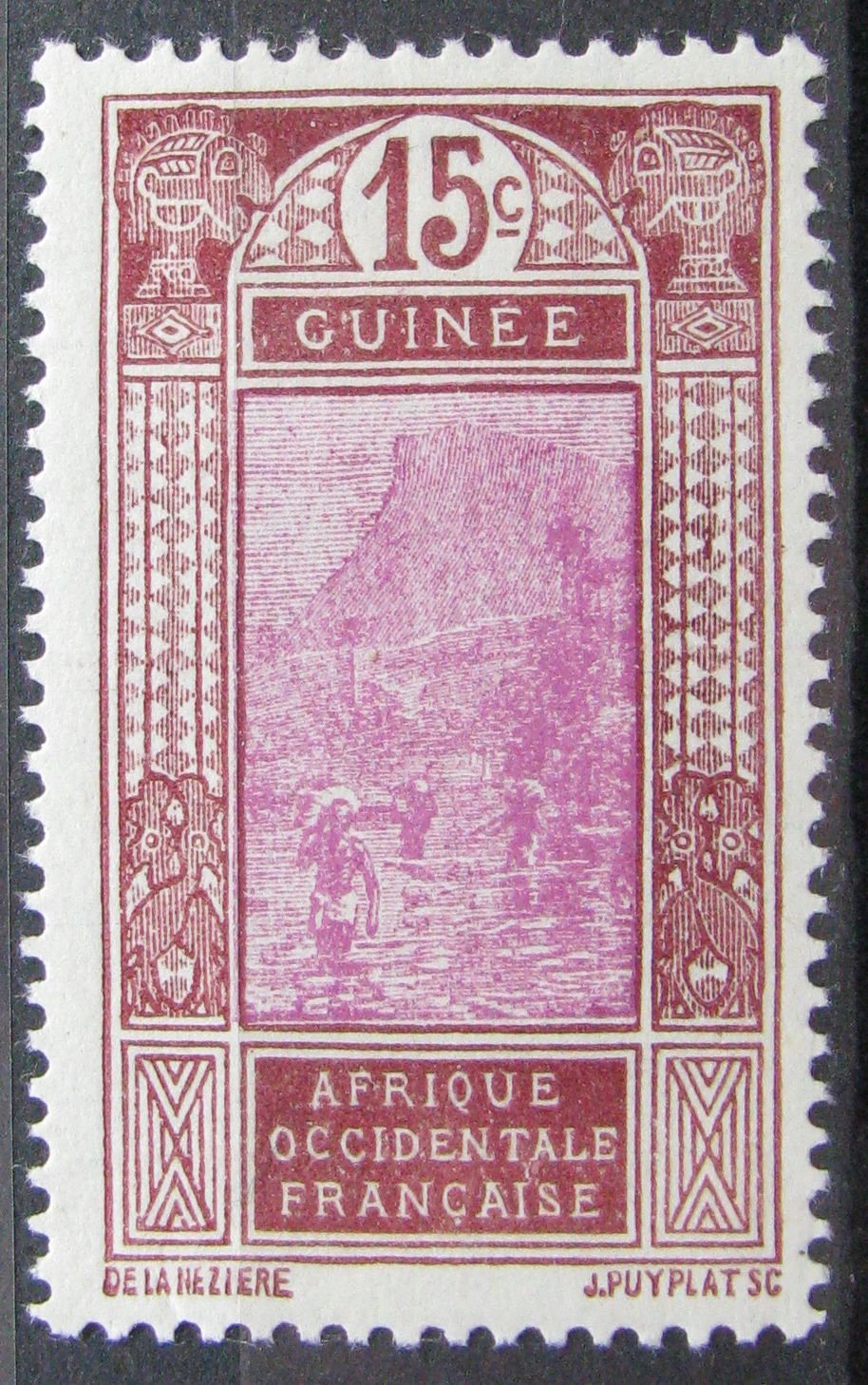 KOLONIE FRANCJI - Gwinea - znaczek czysty *