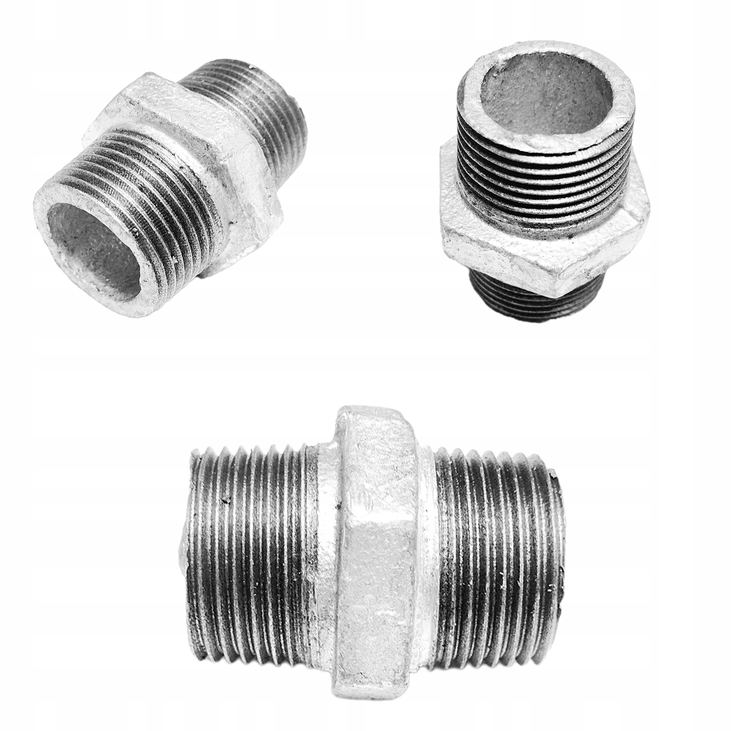 

Nypel Ocynk 1/2 " Nippel Dwuzłączka 1/2 Cal