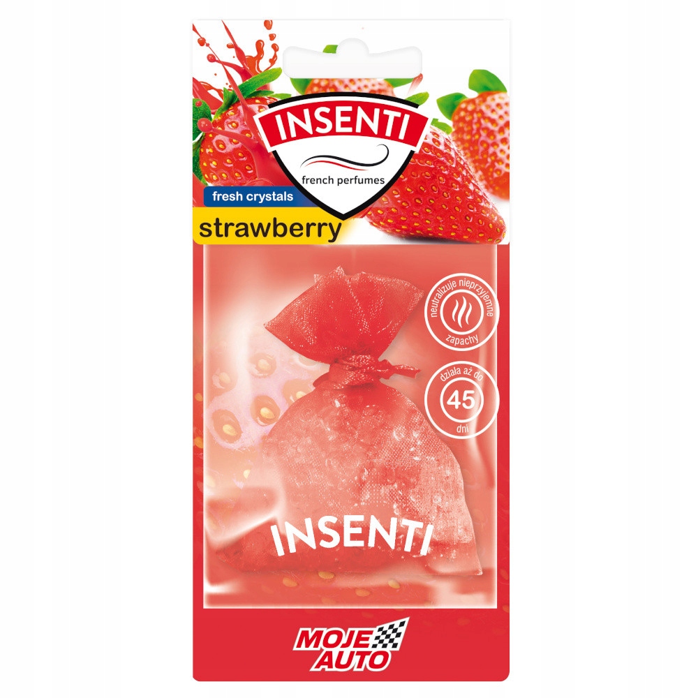 

Zapach Samochodowy Moje Auto Insenti Strawberry