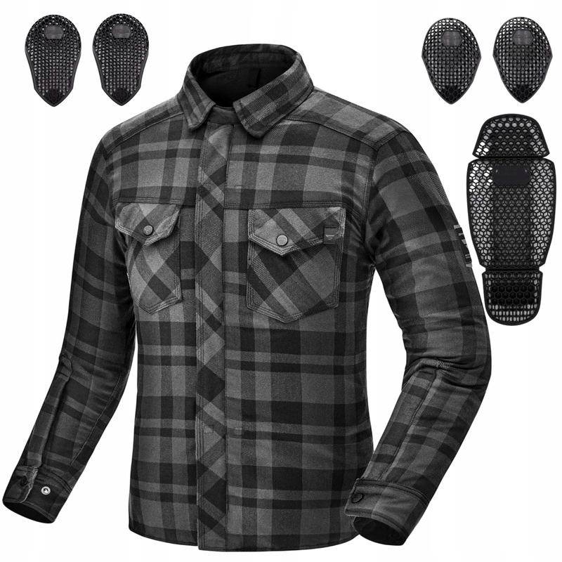 Textilná motocyklová košeľa Shima Renegade Men 2 Black čierna Darčeky