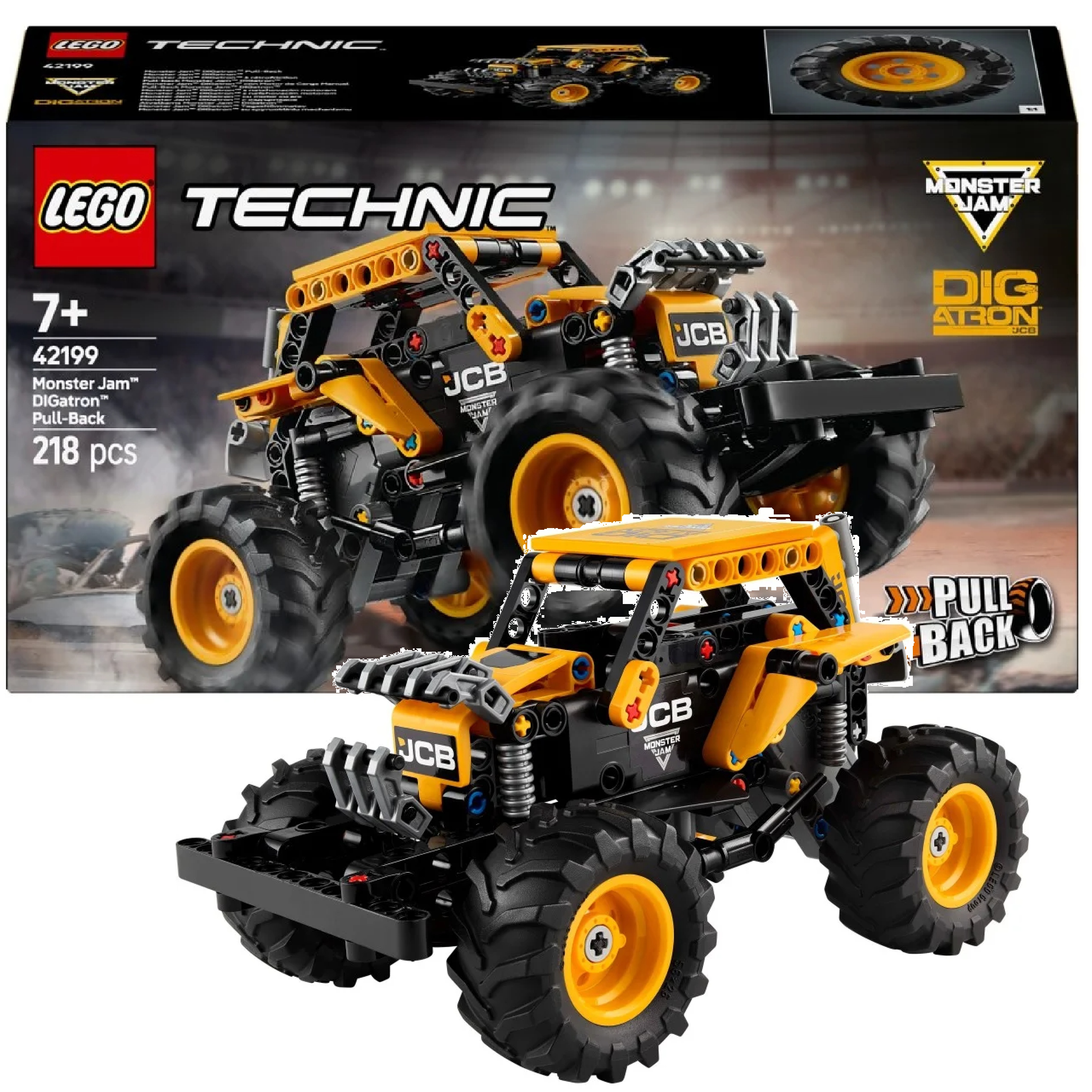 Lego Technic 42199 Monster Jam DIGatron Navíjecí motor lego stavebnice 218e