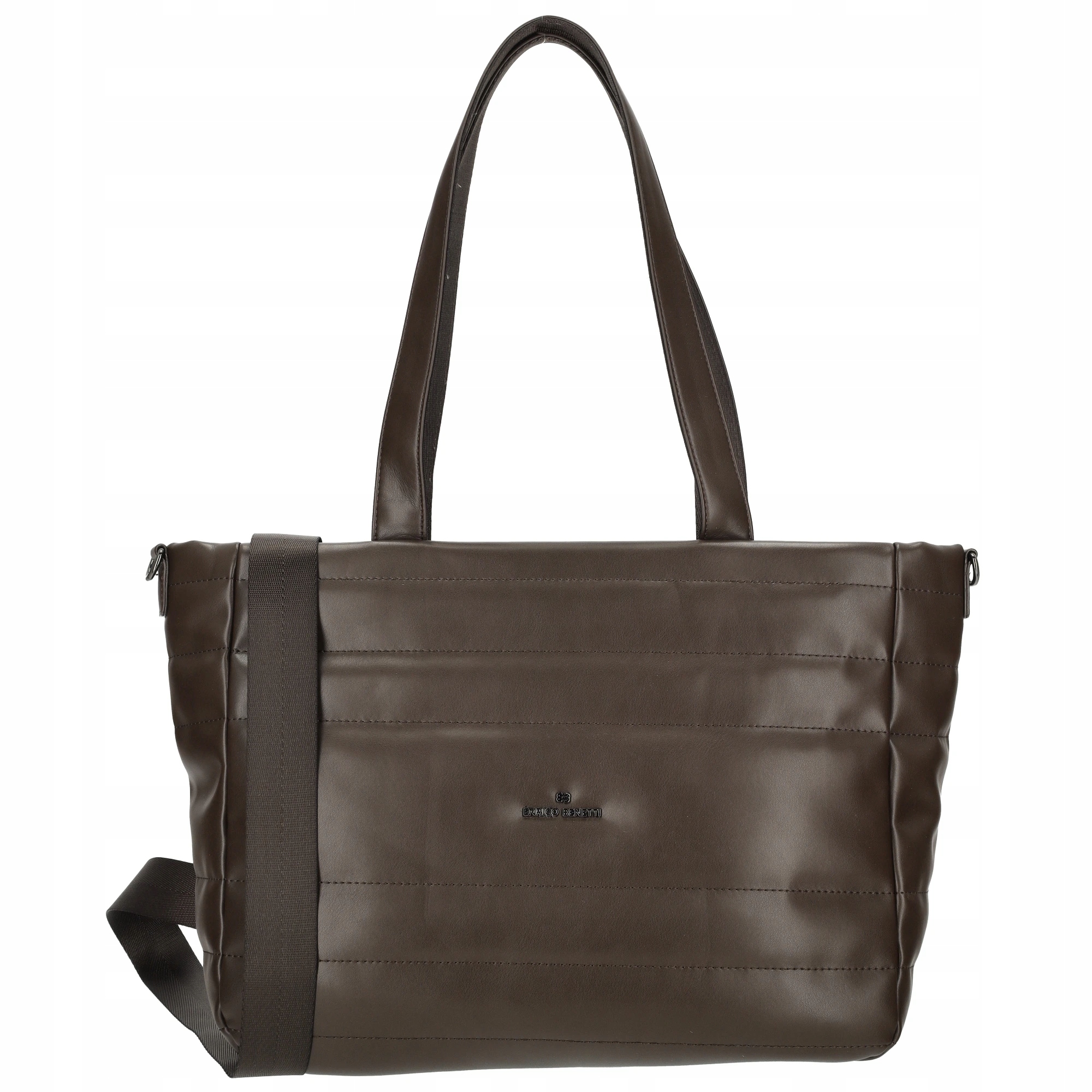 Dámská shopper taška Erico Benetti Romy hnědá 43x30 cm