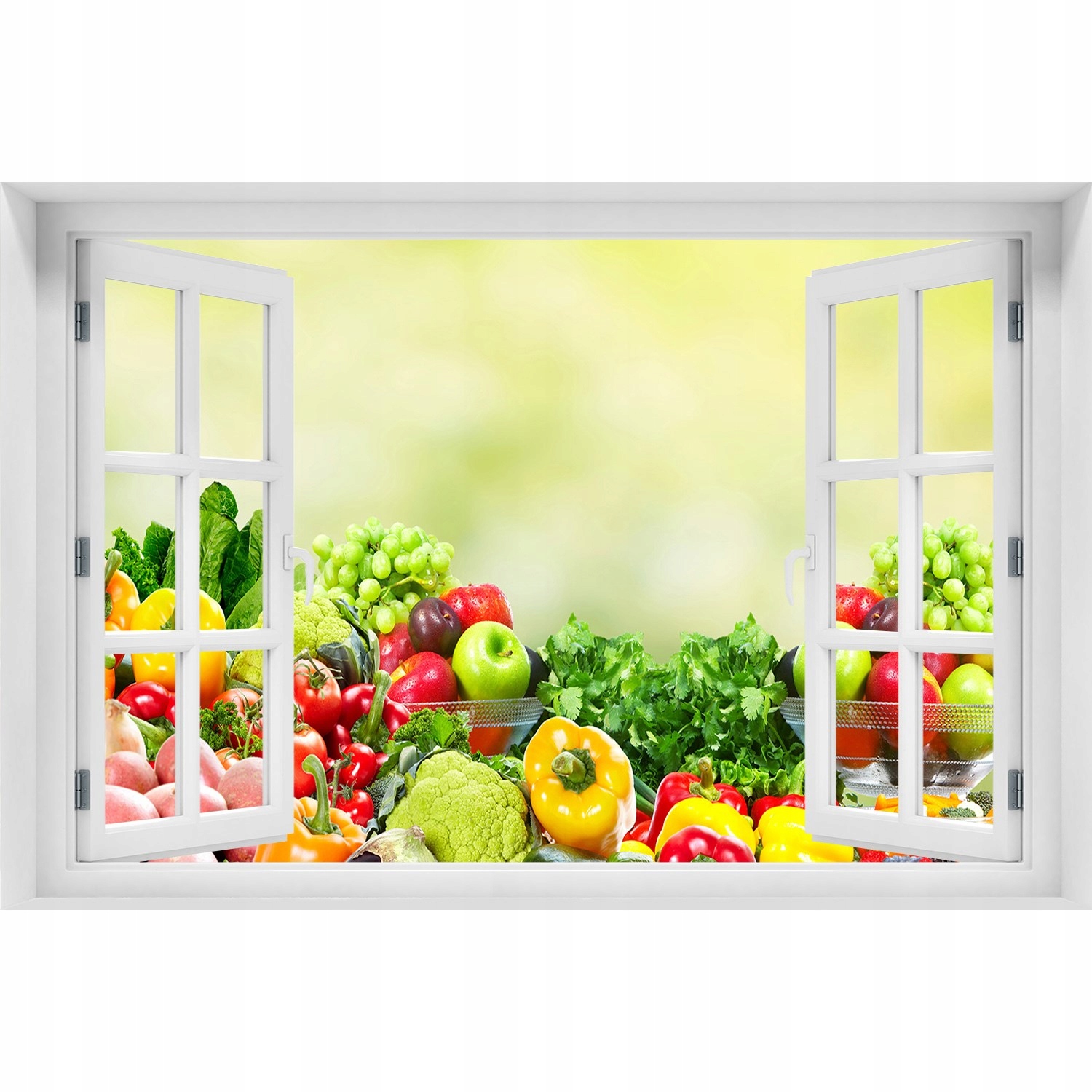 

Samoprzylepna naklejka Owoce i warzywa 150x100