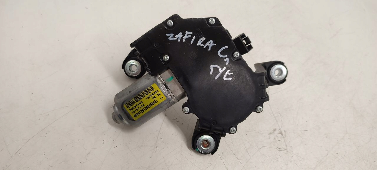 motor ablaktörlők hátsó hátsó Opel Zafira C 1,6 TB