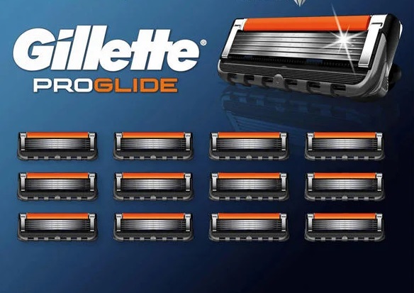Náplně do strojku Gilette ProGlide 12 ks Přečtěte Si Popis