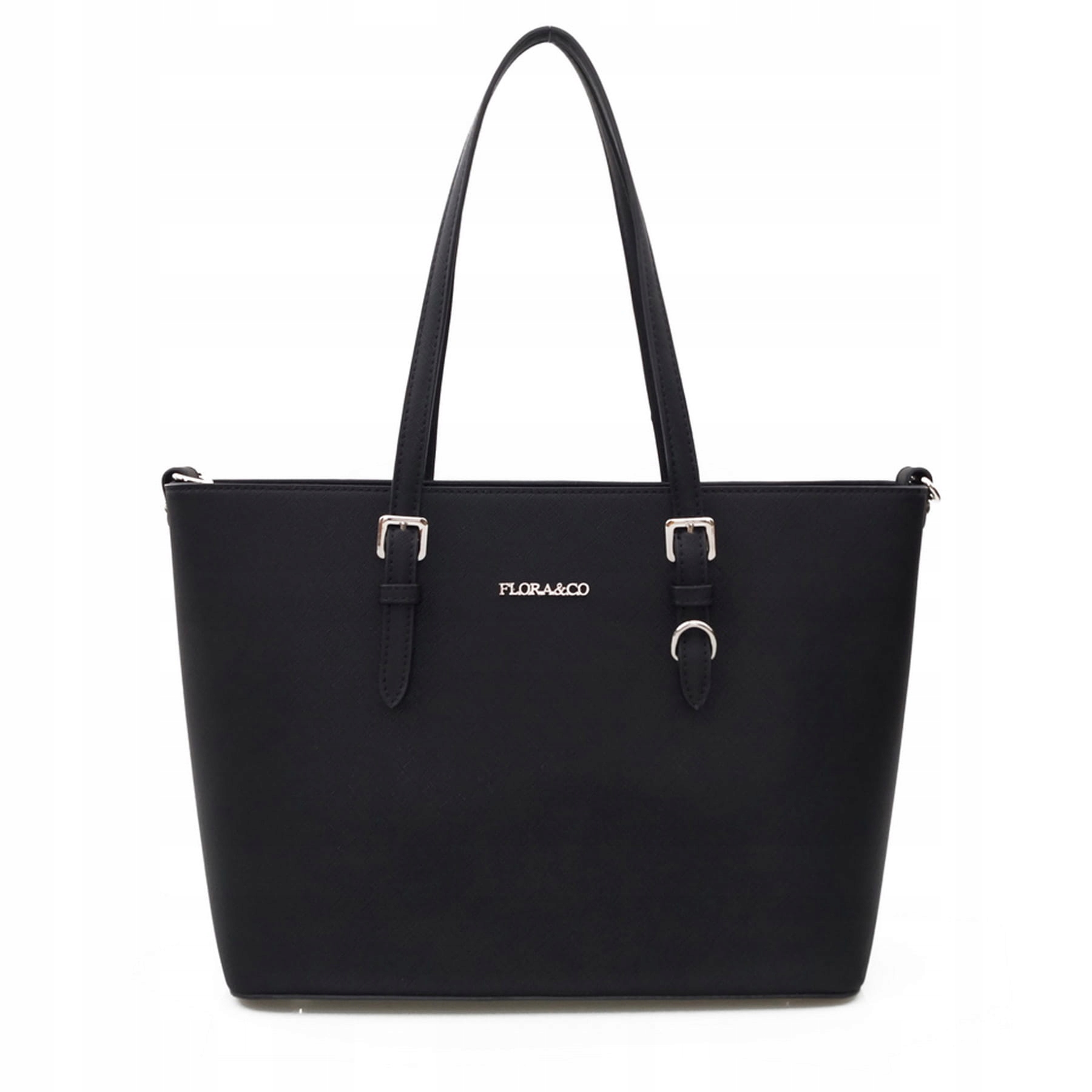 Женская сумка-трапеция FLORA & CO V048 XL черный